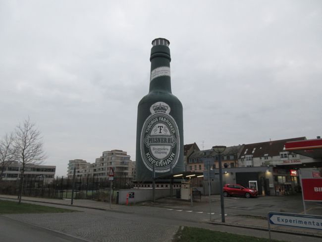 The biggest beer bottle in Denmark